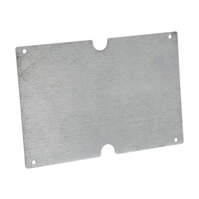 TM 1520 Fibox EURONORD Mounting Plate Galvanised Steel Dimensions 174 x 141 x 1.5mmD