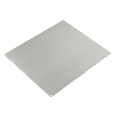 UBP1816Z Ensto PolyBox Mounting Plate Galvanised Steel Plate Dimensions 425 x 374 x 2mmD