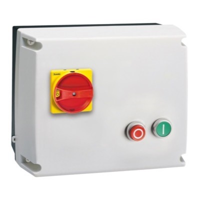 YDSW11230 Lovato L-Starter Star Delta Starter &amp; Isolator 11kW Start/Stop 22A 230VAC Coil IP65 Enclosure