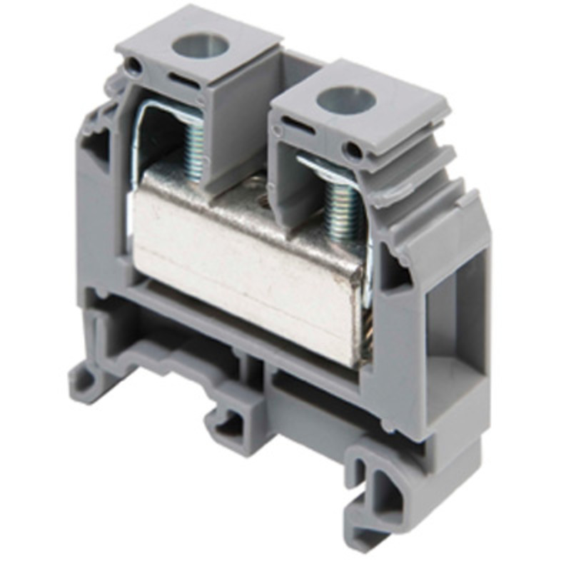 1SNA115129R1400 Entrelec SNA 16mm Grey DIN Rail Terminal for TS35 &amp; TS32 Rail Single Feed Through M16/12