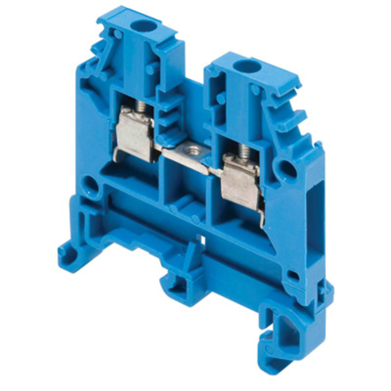 1SNA125486R0500 Entrelec SNA 2.5mm Blue DIN Rail Terminal for TS35 &amp; TS32 Rail Single Feed Through M2.5/5.N