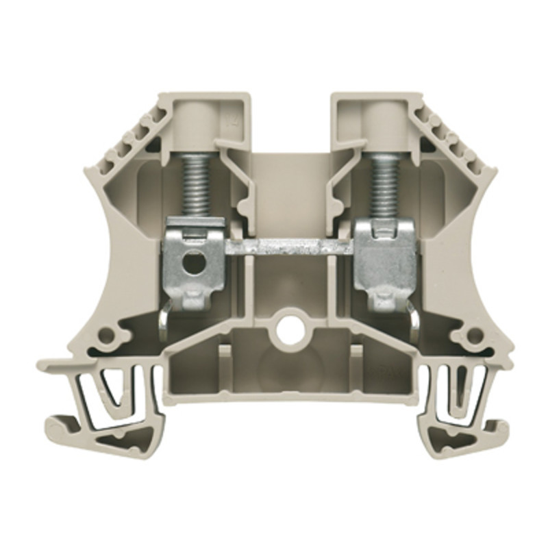 1020300000 Weidmuller W Series 10mm Beige DIN Rail Terminal for TS35 Rail Single Feed Through WDU10