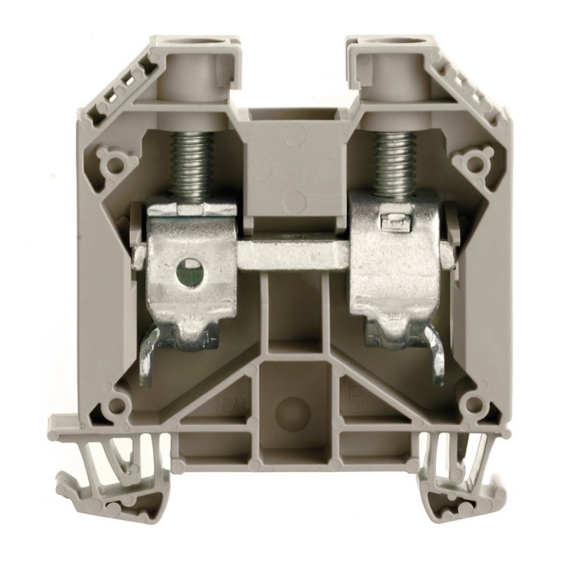 1020500000 Weidmuller W Series 35mm Beige DIN Rail Terminal for TS35 Rail Single Feed Through WDU35