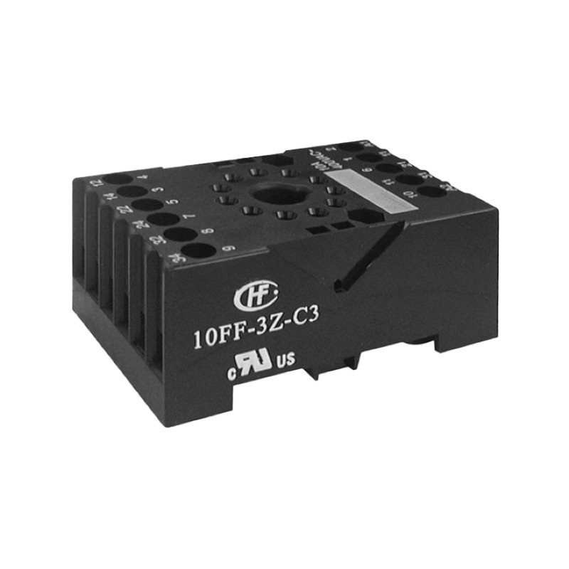 10FF-3Z-C3 Hongfa HF10 Three Pole 11 Pin Base Safe Separation