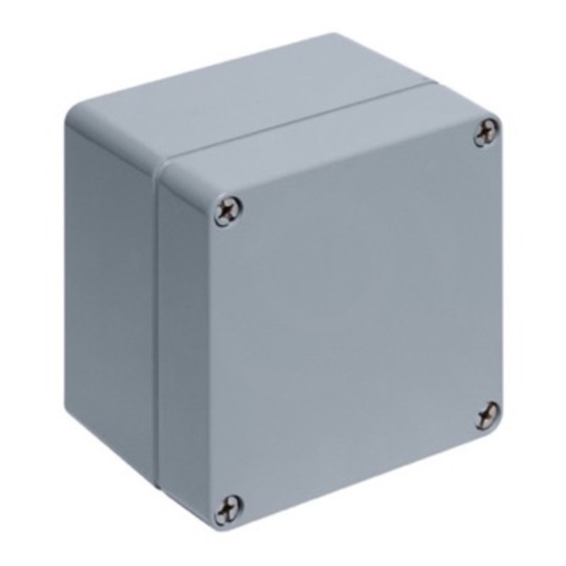 5190-1221/2090 Aluminium Enclosure 122 x 120 x 90mm Painted RAL7001