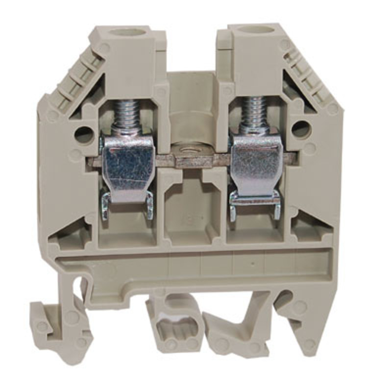 57.510.0155.0 Wieland selos WK 10mm Grey DIN Rail Terminal for TS35 &amp; TS32 Rail Single Feed Through WKN 10/U/V0