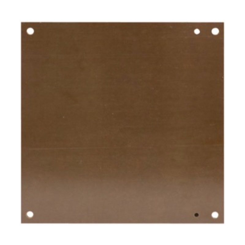 BB1313 Cahors Combiester Mounting Plate for 135 x 135mm Enclosures Bakelite Brown Dimensions 97 x 97 x 3mmD