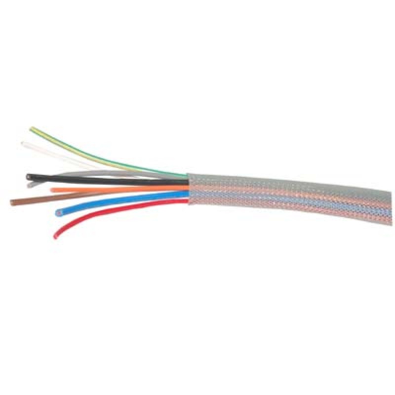 PG20GREY 20mm Grey Braided Sleeving (50M)