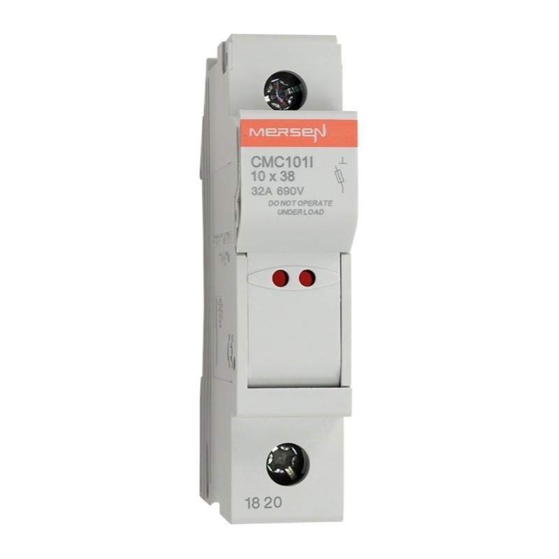 CMC101I Mersen Modulostar 10 x 38mm 32A Single Pole Fuseholder with LED Indicator