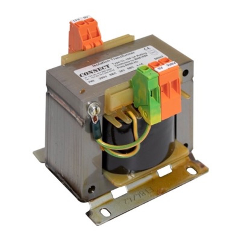 CONNECT500-230-24 Connect CL1 Class 1 Isolation Transformer 500VA 230V Input 24V Output with Earth Screen