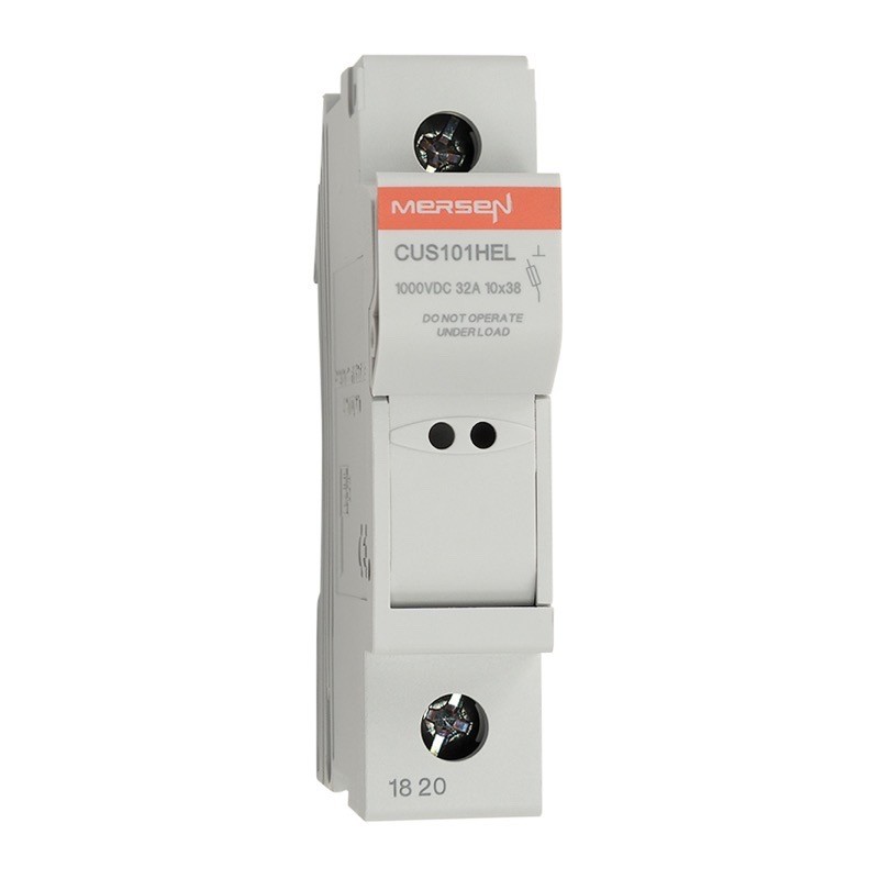 CUS101HEL Mersen Modulostar 10 x 38mm 32A Single Pole 1000VDC Fuseholder 