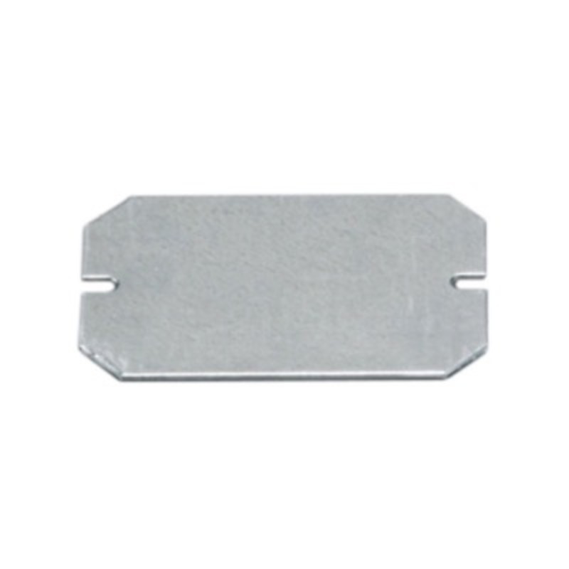 C-MP Fibox Piccolo Mounting Plate for 80 x 140mm Enclosures Galvanised Steel Plate Dimensions 54 x 110 x 1.5mmD