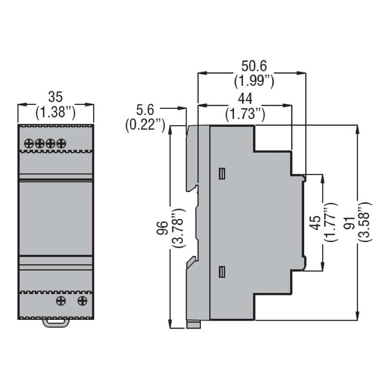 PSL1M02424 Lovato PSL1M Power Supply 1A 24W 100-240VAC Input Voltage 24VDC Output Voltage