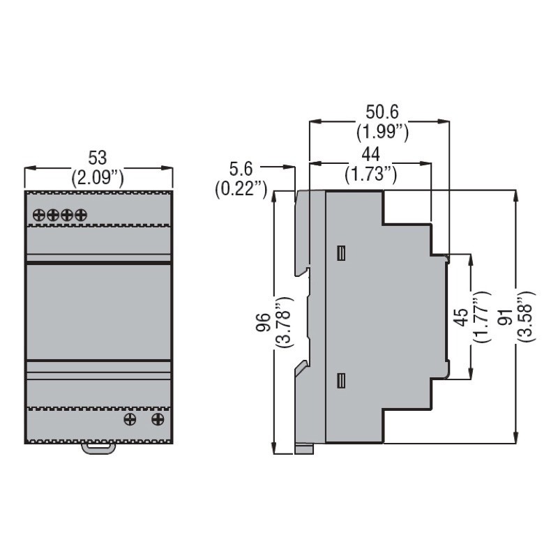 PSL1M03624 Lovato PSL1M Power Supply 1.5A 36W 100-240VAC Input Voltage 24VDC Output Voltage