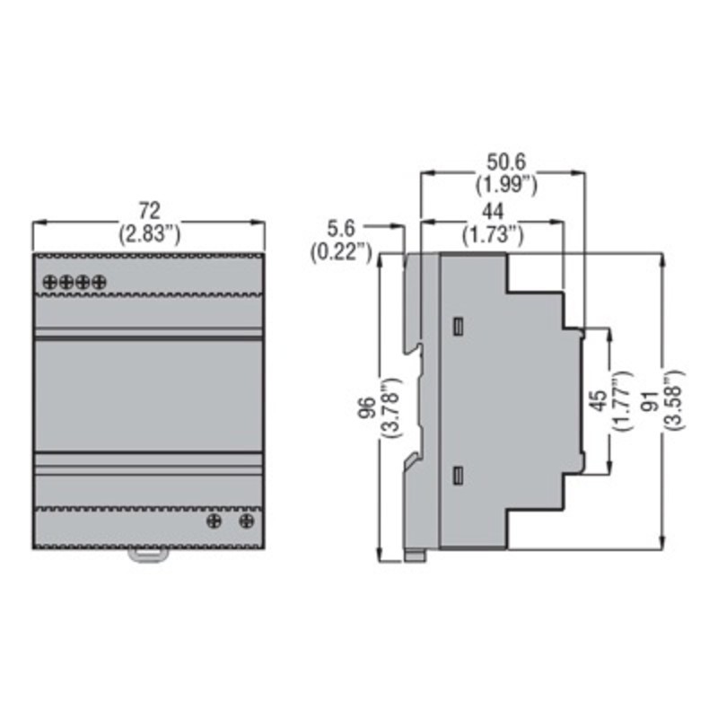 PSL1M06024 Lovato PSL1M Power Supply 2.5A 60W 100-240VAC Input Voltage 24VDC Output Voltage