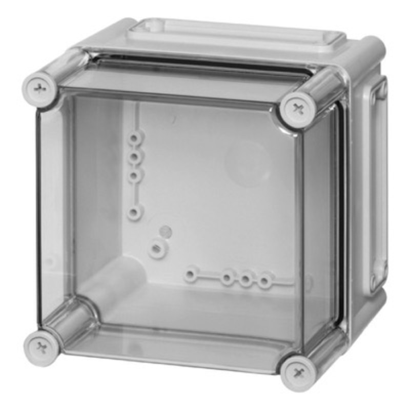 EKHA 130 T Fibox EK Polycarbonate 190 x 190 x 130mmD Enclosure Clear Lid IP66/67