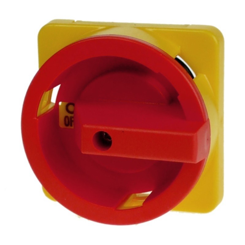 H69-0001 IMO LB69 Red/Yellow Isolator Handle 64 x 64mm