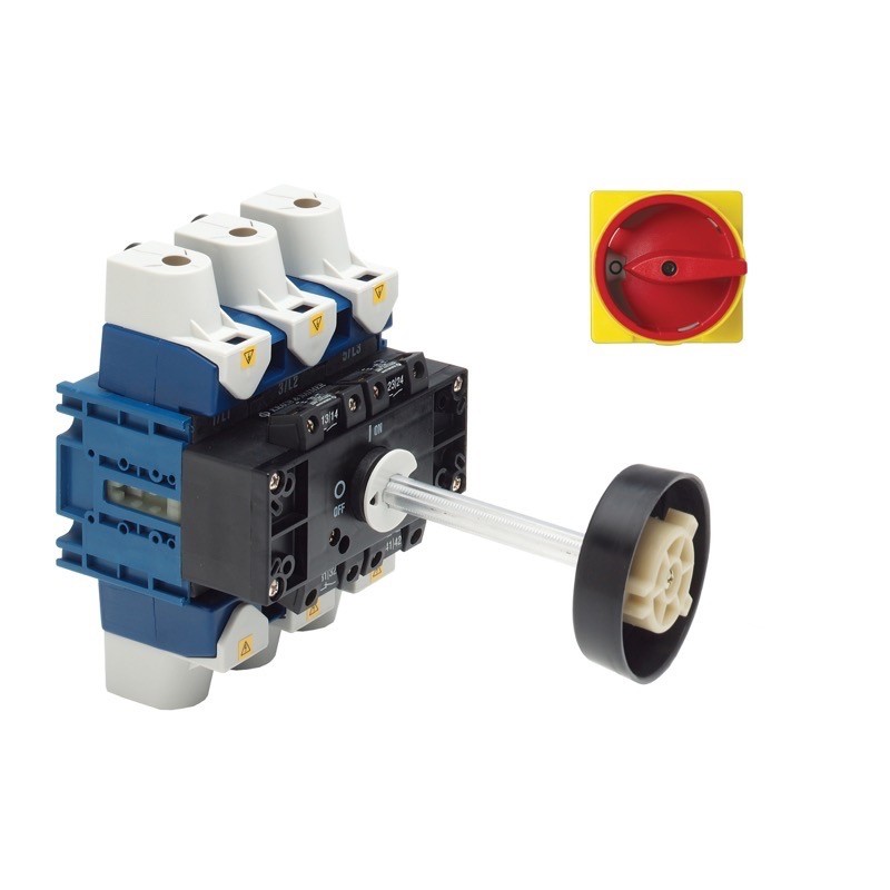 KG20A-T204/GBA450-VE Kraus &amp; Naimer KG 25A 4 Pole Isolator for Base Mounting Switch Supplied with Metal Shaft &amp; Handle