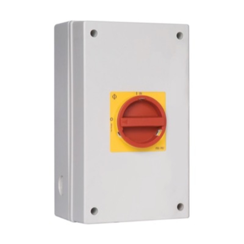 KG80-T203/GBA280*KL1V Kraus &amp; Naimer KG 80A 3 Pole Enclosed Isolator IP66/67 2 x N/O Auxiliaries Polycarbonate Enclosure