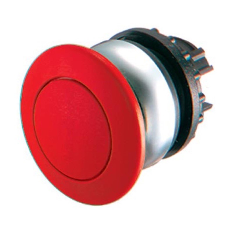 M22-DP-R Eaton RMQ-Titan Red 36.5mm Mushroom Head Pushbutton Actuator 22.5mm Spring Return