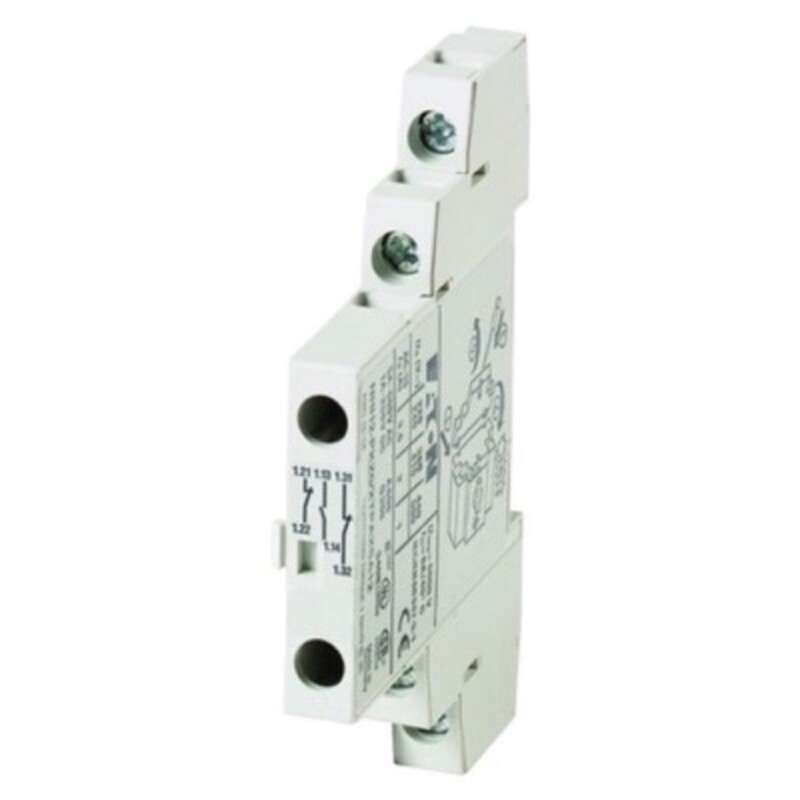 NHI12-PKZ0 Eaton PKZ Auxiliary Contact Block 1 x N/O &amp; 2 x N/C Contacts Side Mounting on Right