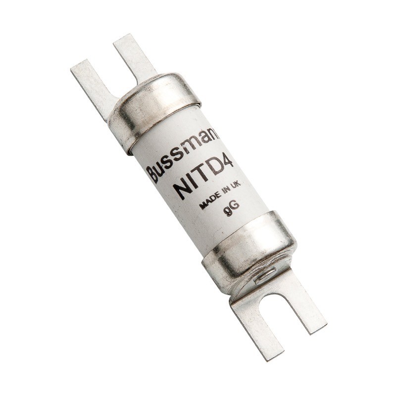 NITD32M63 Eaton Bussmann NITD 32A gM Fuse BS88 A1 Motor Rated to 40A Bolt Fixing 55mm Long 415VAC Rated 44.5mm Fixing Centres