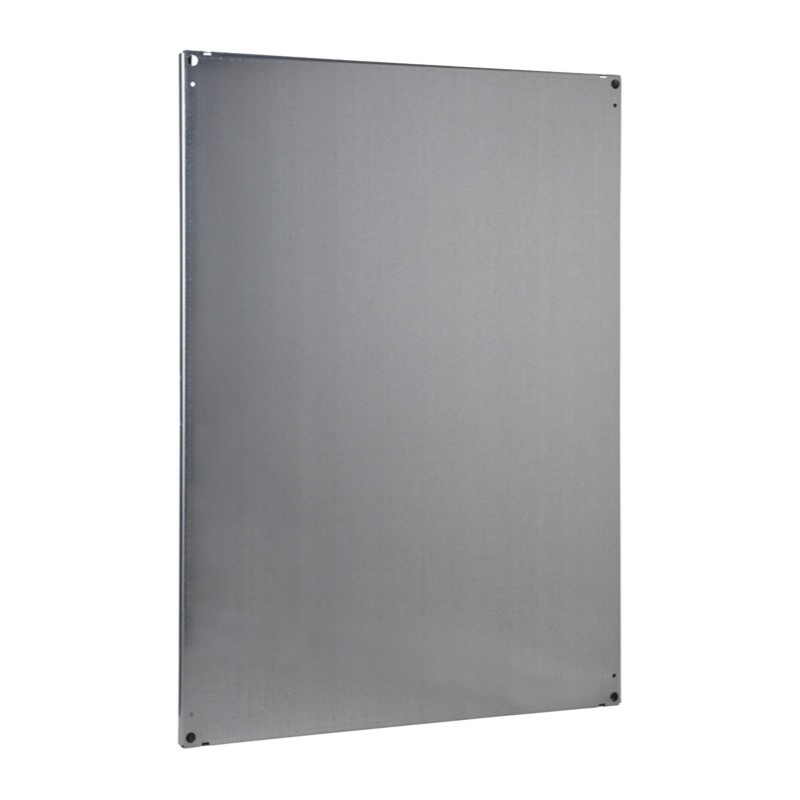 NSYMP204 Schneider Spacial Mounting Plate 2000H x 400mmW Galvanised Steel Dimensions 1897H x 296W x 2.5mmD