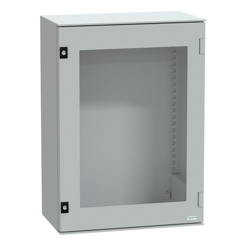 NSYPLM75TG Schneider Thalassa PLM GRP 747H x 536W x 300mmD Wall Mounting Enclosure IP66 Glazed Door