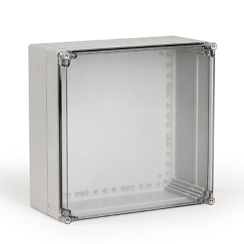 OABP404018T Ensto Cubo O ABS 400 x 400 x 187mmD Enclosure Clear Lid IP66/67