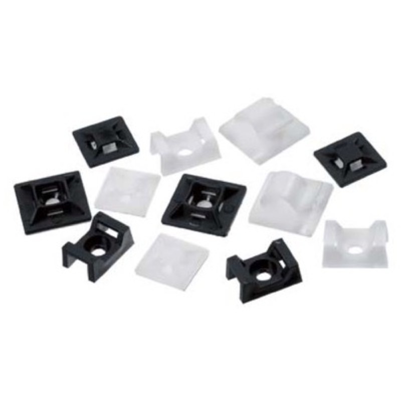 KCTMSA20BLACK 20 x 20mm Black Cable Tie Base (HFC1/4) 