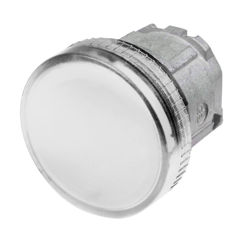 ZB4BV07 Schneider Harmony XB4 Clear Pilot Lamp Head for use with BA9s lamp 22.5mm Chrome Bezel