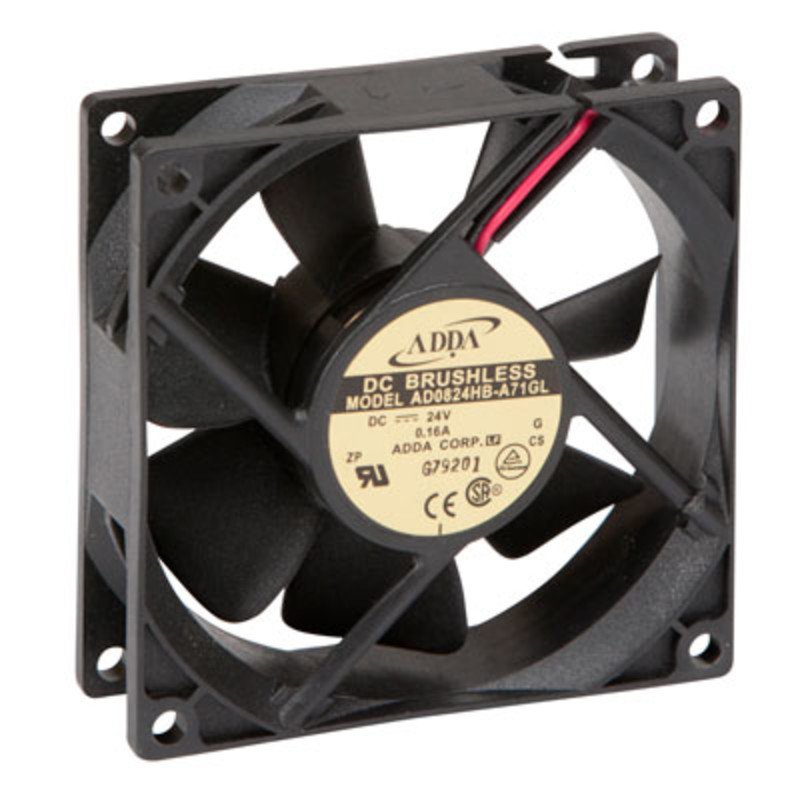 ILSD802524HB 80 x 80 x 25mm Plastic Fan 24VDC 