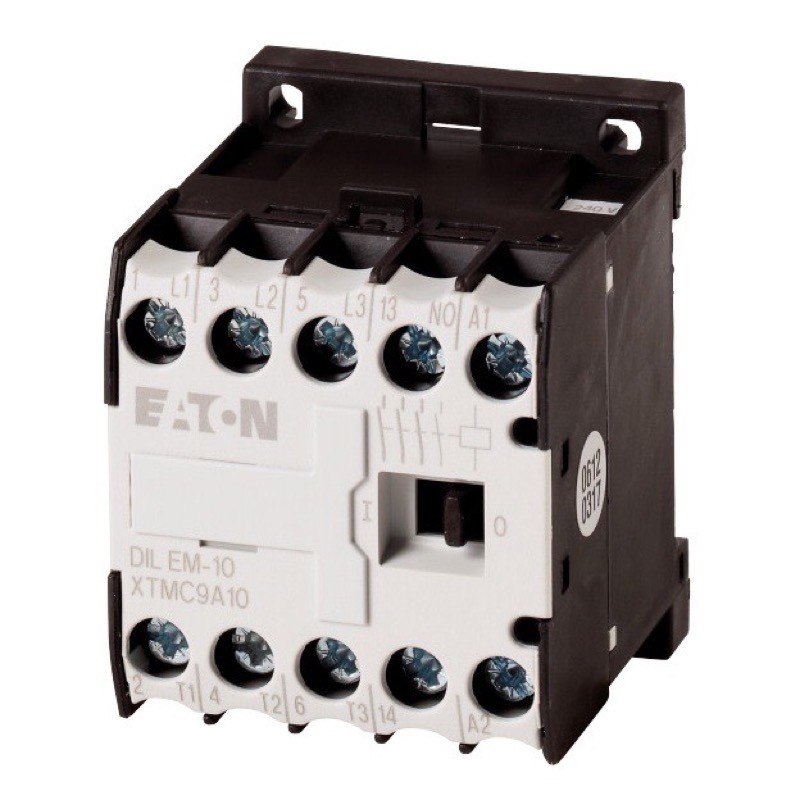 DILEM-10-G(24VDC) Eaton DILEM Contactor 3 Pole 9A AC3 4kW 1 x N/O Auxiliary 24VDC Coil