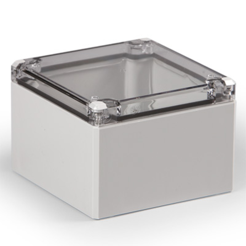 DPCP121209T Ensto Cubo D Polycarbonate 120 x 122 x 86mmD Enclosure Clear Lid IP66/IP67