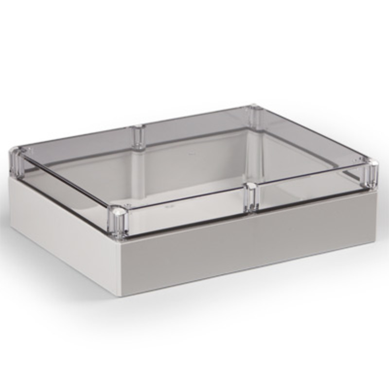 DPCP233009T Ensto Cubo D Polycarbonate 230 x 300 x 86mmD Enclosure Clear Lid IP66/IP67