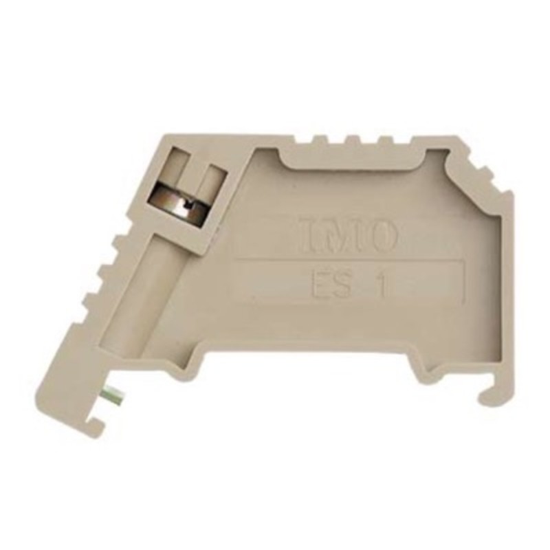 ES1BEIGE IMO ER Beige End Bracket Screw Type TS35 Rail 