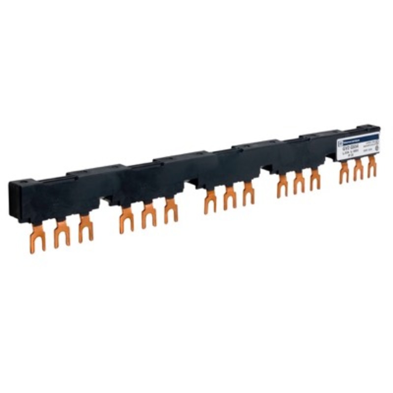 GV2G554 Schneider Electric Linergy Comb Busbar 63A 5 Tap-offs 54mm Pitch