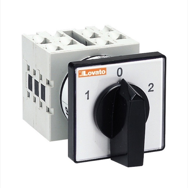 GX2053U Lovato GX CAM Three Pole Change-Over Switch with Centre Off 20A