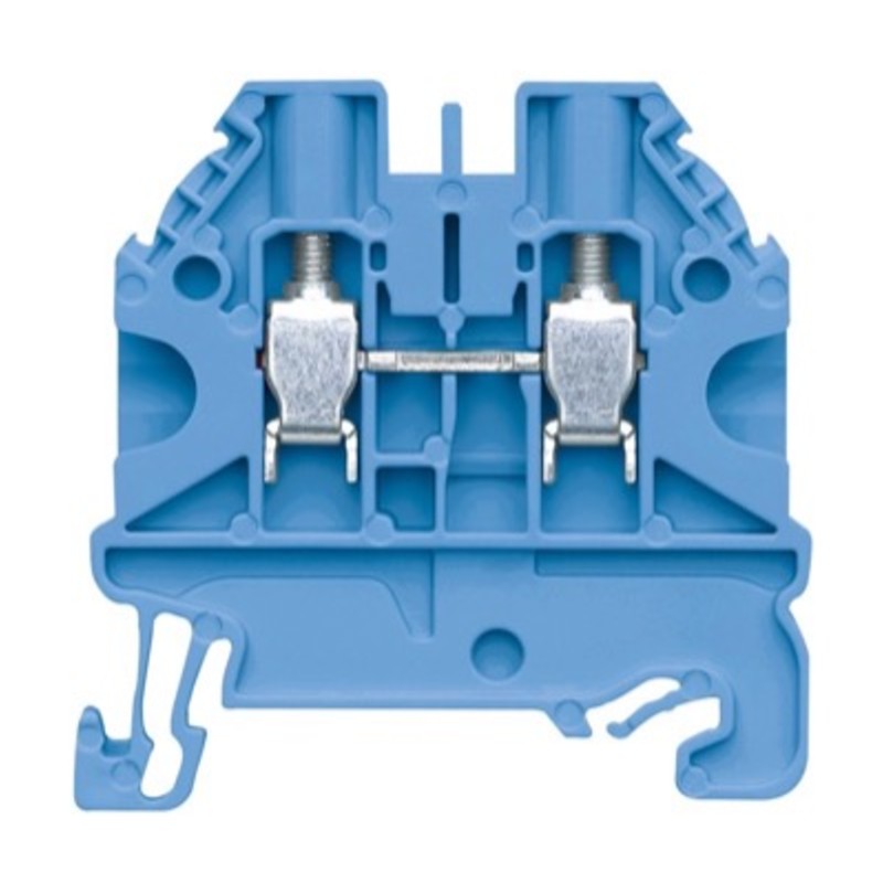 58.503.0055.6 Wieland selos WT 2.5mm Blue DIN Rail Terminal for TS35 Rail Single Feed Through WT2,5 BL