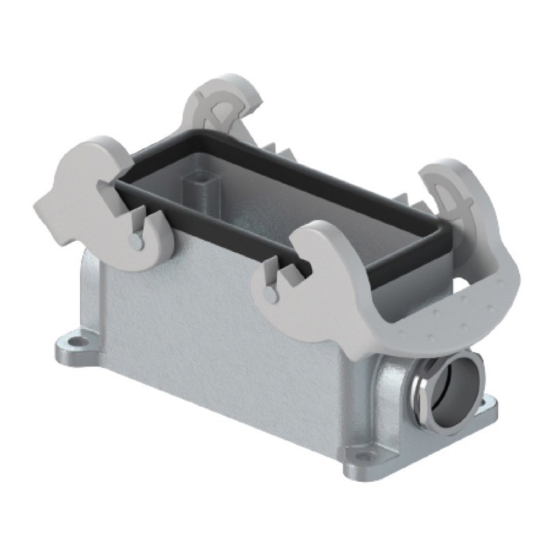 70.331.2435.0 Wieland revos BASIC Size 24 Closed Bottom Base with Cable Gland M25 Double Locking Lever