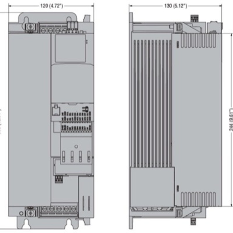 VLB30110A480 Lovato VLB3 Three Phase Variable Frequency Drive 400-480V 23.5A 11kW