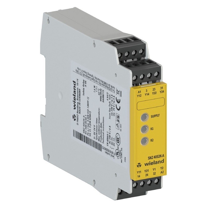 R1.188.0530.1 Wieland safe Relay SNZ4052K 24VAC/DC