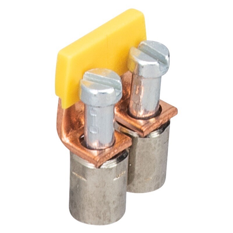 Z7.280.2227.0 Wieland Selos WK IVBWK 2.5-2; 2 Pole Insulated Cross Connector for 2.5mm (5mm Wide) 57 Series Terminals