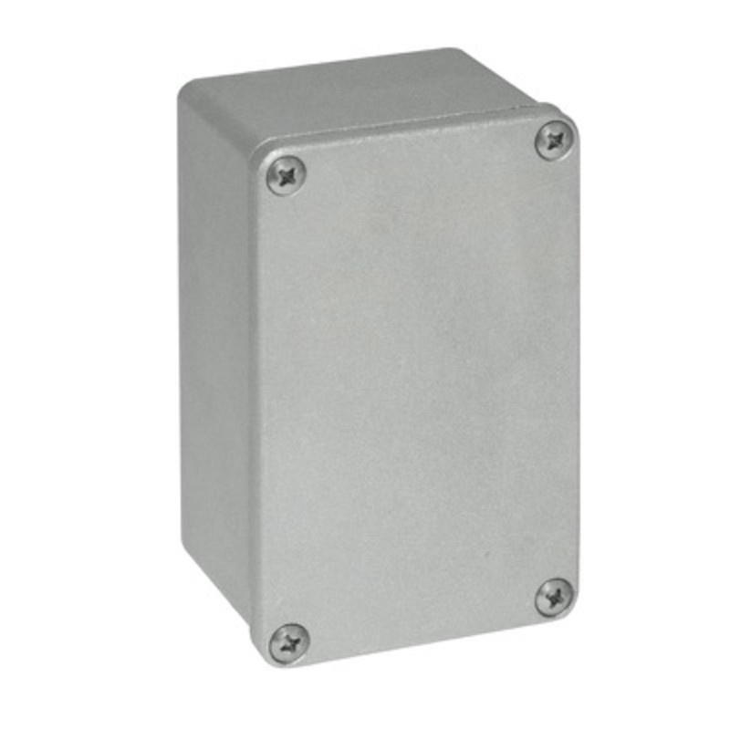 G120.34 RP Gain Aluminium 122 x 75 x 41mmD Enclosure IP65 Sandblasted Finish