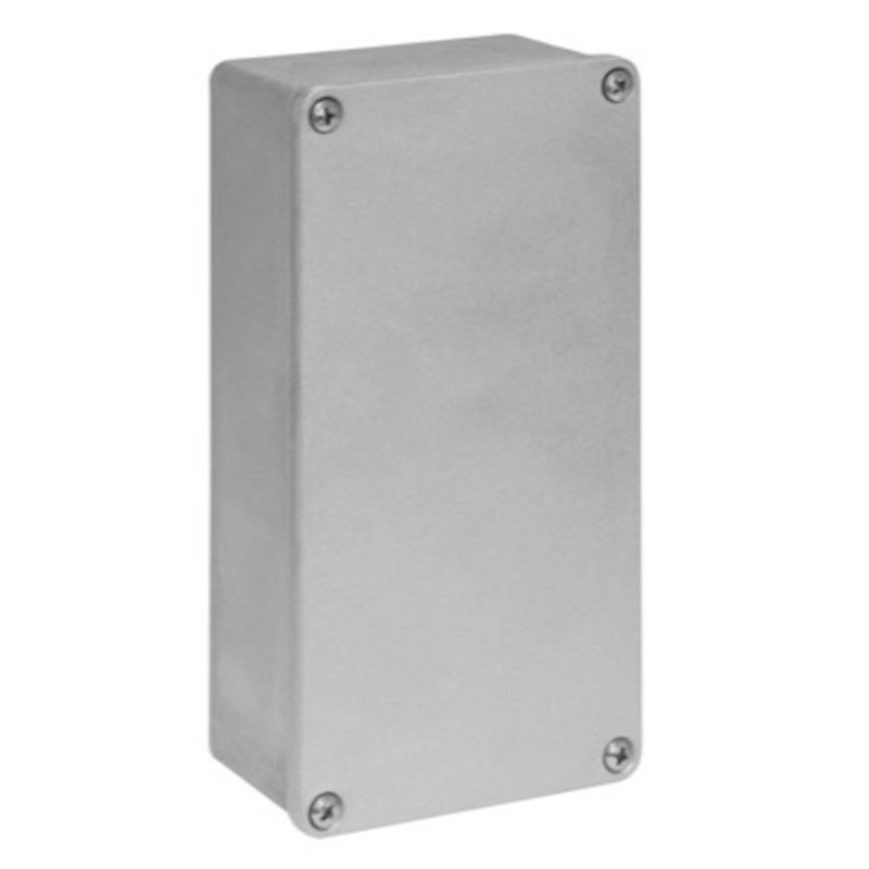 G200.74 RP Gain Aluminium 202 x 102 x 81mmD Enclosure IP65 Sandblasted Finish