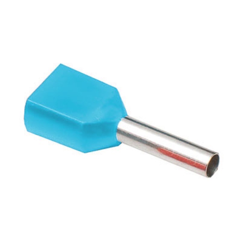 MGB0.75MMBLUE-DB 0.75mm Blue Ferrules Double French