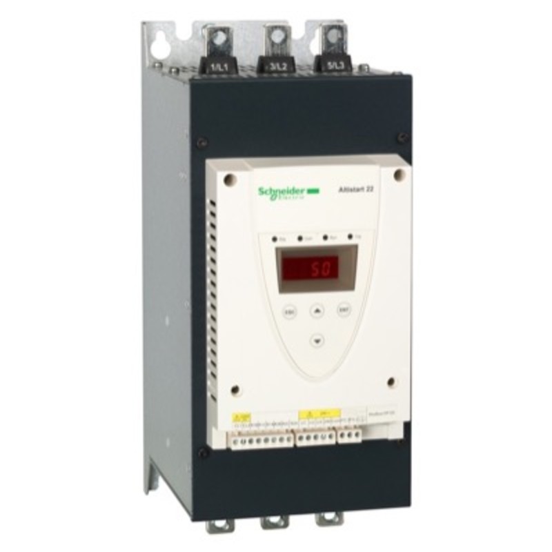 ATS22C14Q Schneider Altistart 22 for Three Phase Motors 230-440V Supply Soft Starter 37kW at 230V 140A