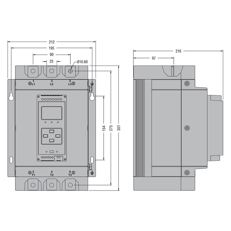 ADXL0162600 Lovato ADXL Soft Starter 162A 100-240VAC 