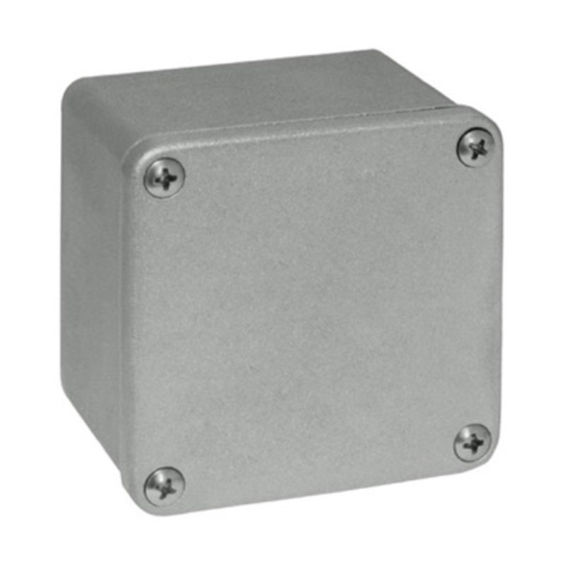 G070.48RP Gain Aluminium 72 x 72 x 54mmD Enclosure IP65 Sandblasted Finish