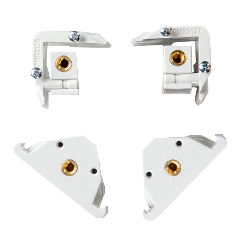 UHFP1.04 Ensto PolyBox Front Panel Hinge Kit 2 x Hinges &amp; 2 x Elevators